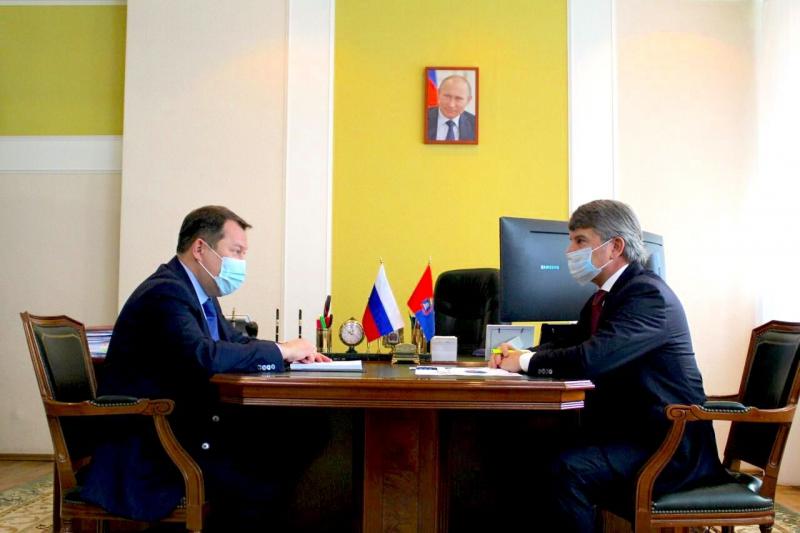 Максим Егоров и Игорь Маковский обсудили перспективы развития электросетевого комплекса Тамбовского региона