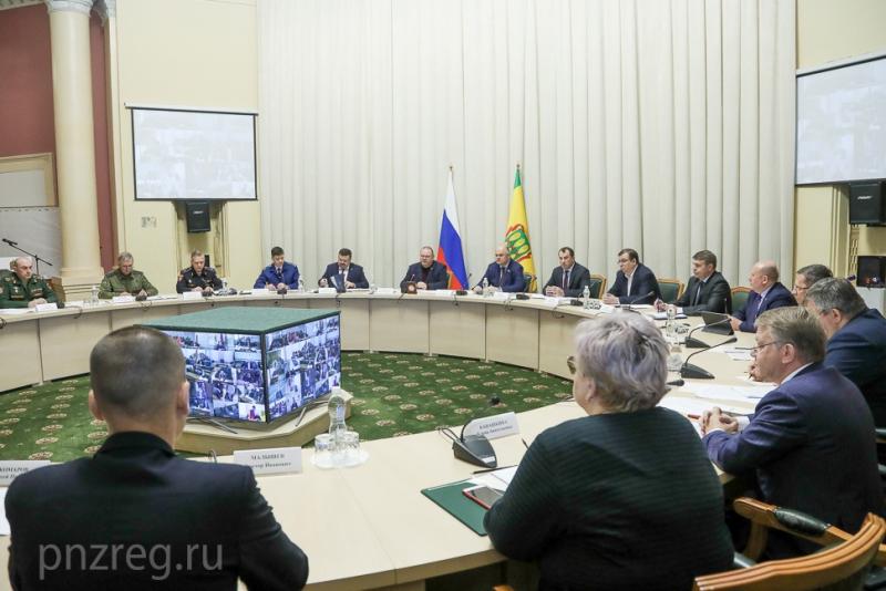Представители Управления Росгвардии по Пензенской области приняли участие в заседании оперативного штаба под председательством губернатора Пензенской области